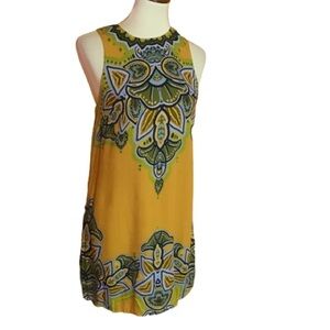 Urban outfitters geometric print bright ecote summer mini dress
